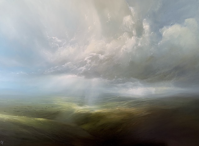 'Lake-storm' 74x58cm approx Beckstones Art Gallery