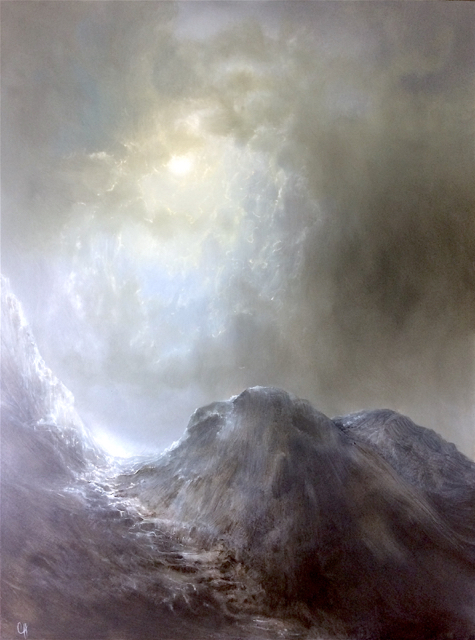 'where darkess falls' 58x74cm approx, The Chantry House Gallery
